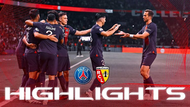 Ligue 1: PSG 3 - 1 Lens (2023-2024)