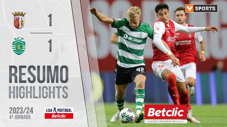 Liga Portugal Betclic: Sp. Braga 1 - 1 Sporting (2023-2024)