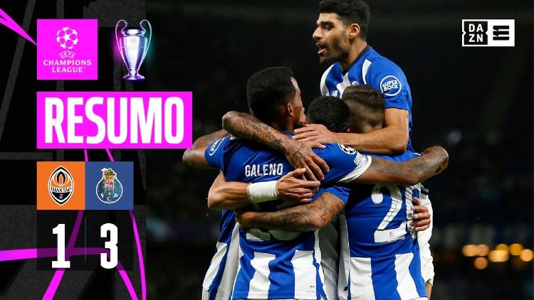 Liga Campeões: Shakhtar 1 - 3 FC Porto (2023-2024)