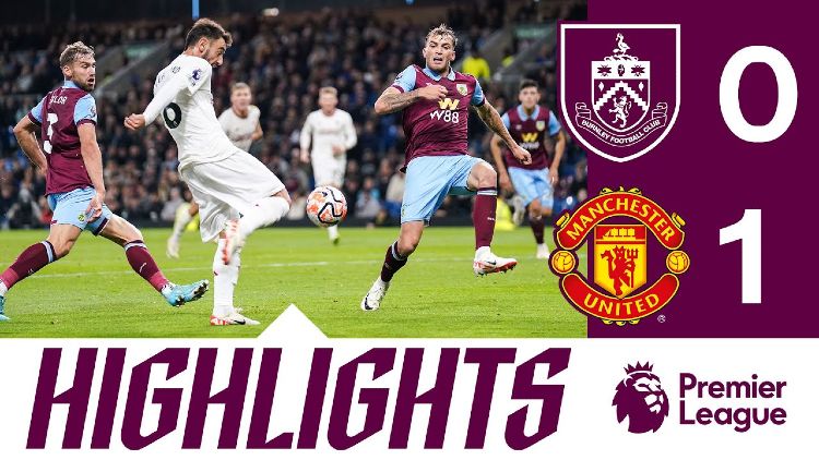 Premier League: Burnley 0 - 1 Man Utd (2023-2024)