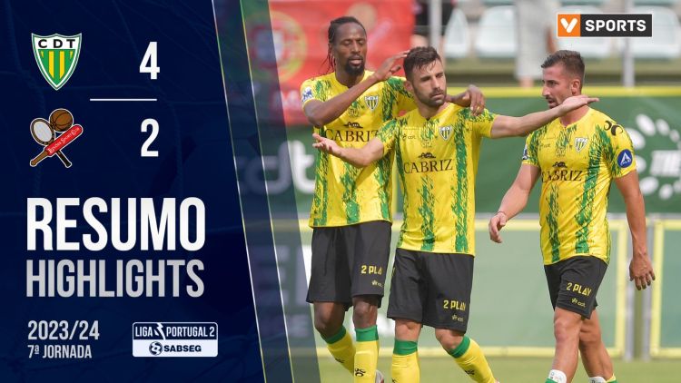 Liga Portugal 2 SABSEG: Tondela 4 - 2 Leixões (2023-2024)