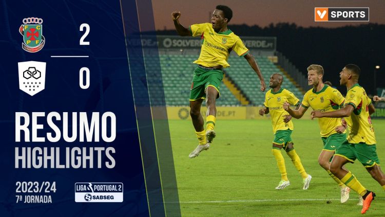 Liga Portugal 2 SABSEG: Paços Ferreira 2 - 0 Lank Vilaverdense (2023-2024)