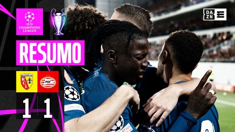 Liga Campeões: Lens 1 - 1 PSV (2023-2024)