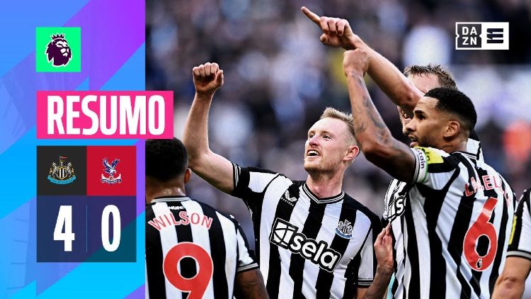 Premier League: Newcastle 4 - 0 Crystal Palace (2023-2024)