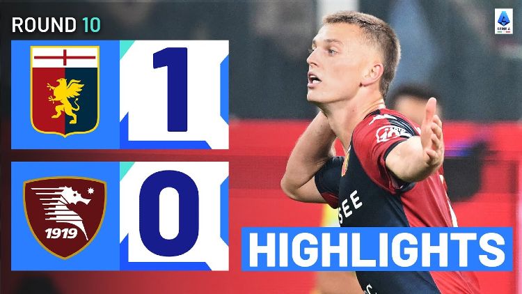 Serie A: Genoa 1 - 0 Salernitana (2023-2024)