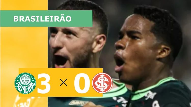 Brasileirão: Palmeiras 3 - 0 Internacional (2023)