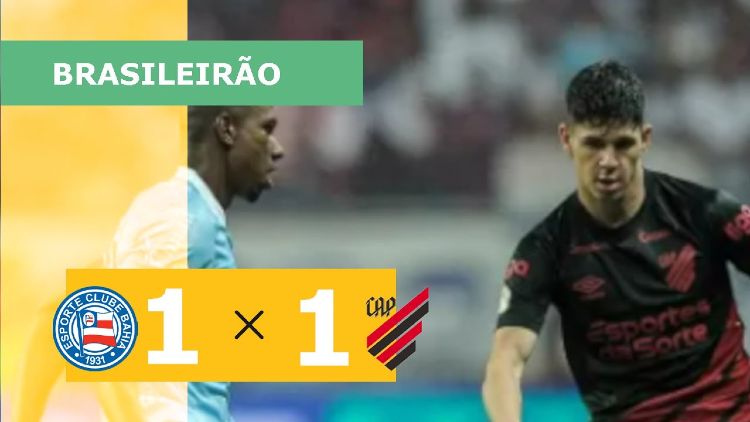 Brasileirão: Bahia 1 - 1 Athletico-PR (2023)
