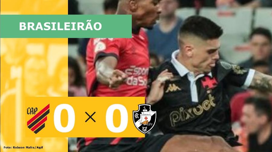 Brasileirão: Athletico-PR 0 - 0 Vasco (2023)