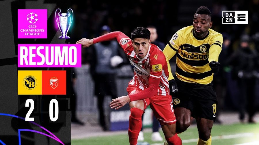 Liga Campeões: Young Boys 2 - 0 Crvena Zvezda (2023-2024)