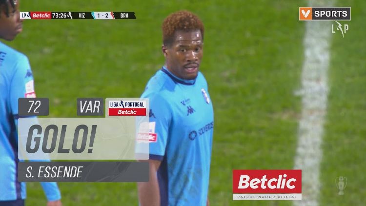 Liga Portugal Betclic: Vizela vs Sp. Braga, Golo 1-2 S. Essende (2023-2024)