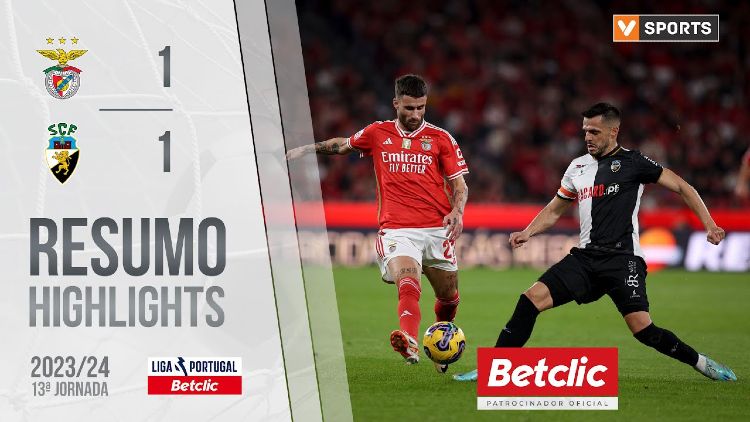 Liga Portugal Betclic: Benfica 1 - 1 Farense (2023-2024)