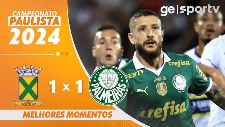 Campeonato Paulista: Santo André 1 - 1 Palmeiras (2024)