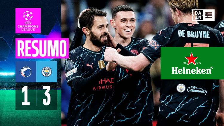 Liga Campeões: Kobenhavn 1 - 3 Man City (2023-2024)