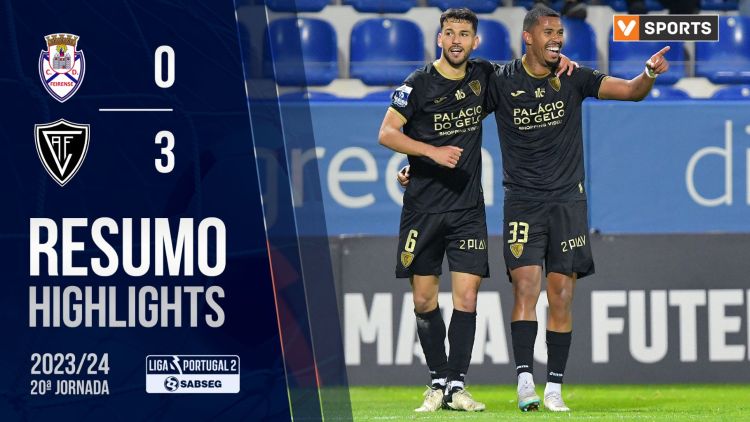Liga Portugal 2 SABSEG: Feirense 0 - 3 Ac. Viseu (2023-2024)