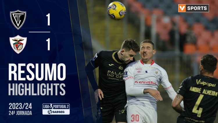 Liga Portugal 2 SABSEG: Ac. Viseu 1 - 1 Santa Clara (2023-2024)