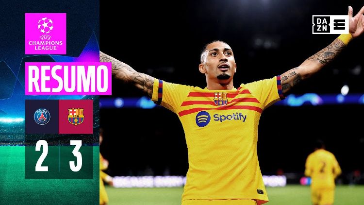 Liga Campeões: PSG 2 - 3 Barcelona (2023-2024)