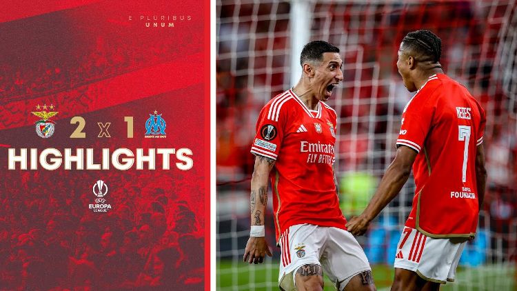 Liga Europa: Benfica 2 - 1 Marseille (2023-2024)