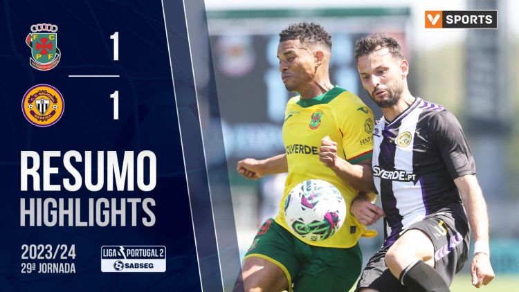 Liga Portugal 2 SABSEG: Paços Ferreira 1 - 1 Nacional (2023-2024)