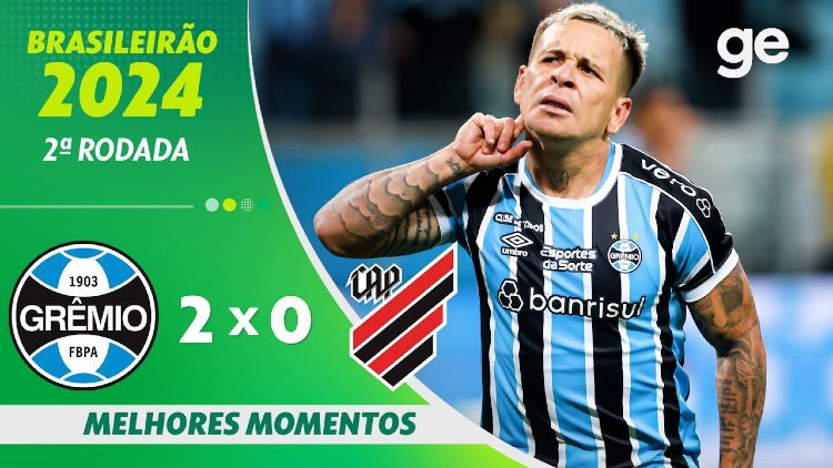 Brasileirão: Grêmio 2 - 0 Athletico-PR (2024)
