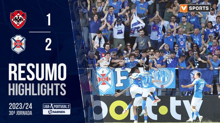 Liga Portugal 2 SABSEG: Oliveirense 1 - 2 Belenenses (2023-2024)