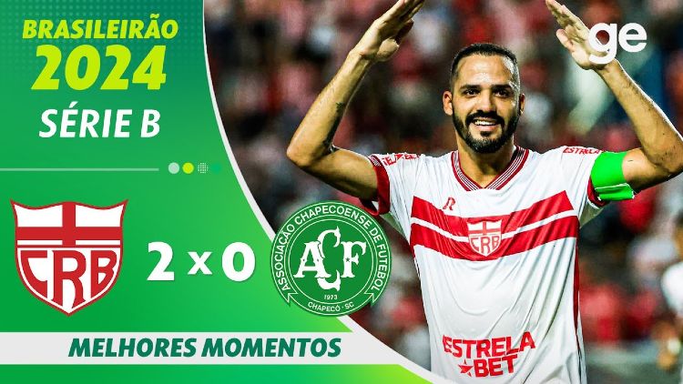 Série B: CRB 2 - 0 Chapecoense (2024)