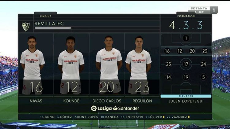 La Liga: Getafe 0 - 3 Sevilla (2019-2020)