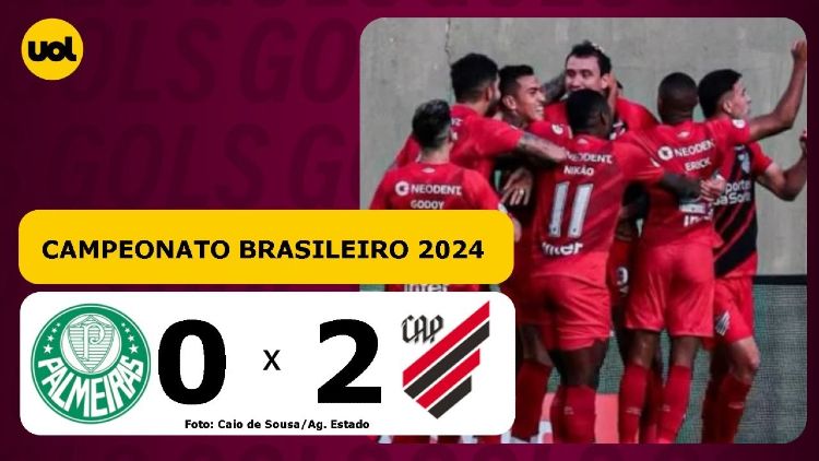 Brasileirão: Palmeiras 0 - 2 Athletico-PR (2024)