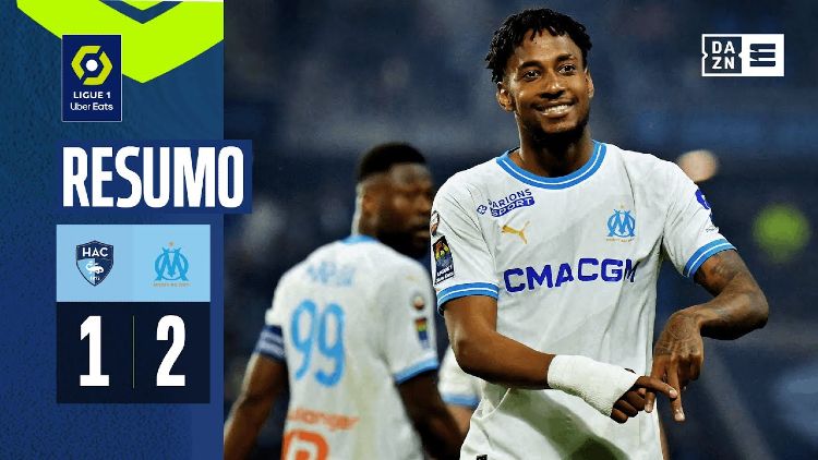 Ligue 1: Le Havre 1 - 2 Marseille (2023-2024)