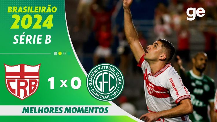 Série B: CRB 1 - 0 Guarani (2024)