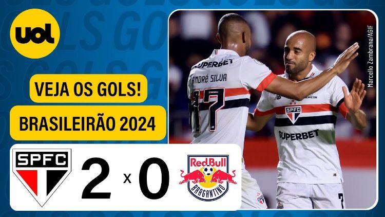 Brasileirão: São Paulo 2 - 0 RB Bragantino (2024)