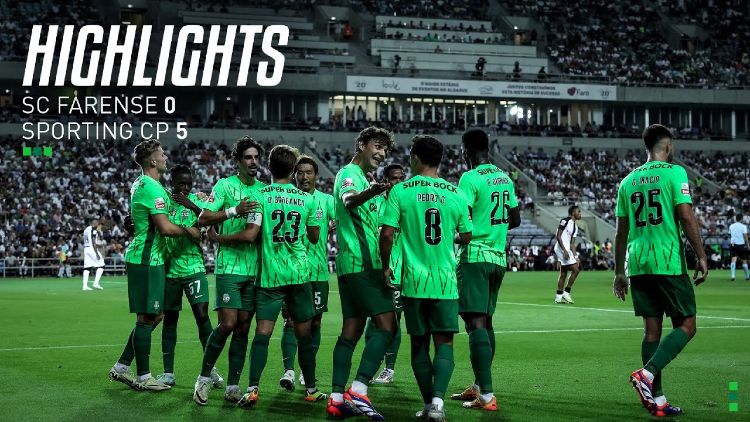 Liga Portugal Betclic: Farense 0 - 5 Sporting (2024-2025)