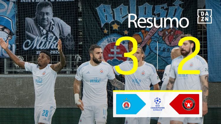 Liga Campeões: Slovan Bratislava 3 - 2 Midtjylland (2024-2025)