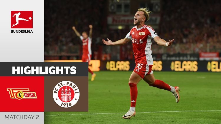 Bundesliga: Union Berlin 1 - 0 FC St. Pauli (2024-2025)