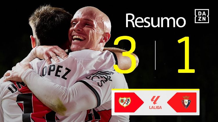 La Liga: Rayo Vallecano 3 - 1 Osasuna (2024-2025)