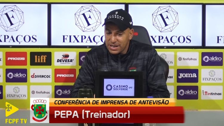 Pepa faz a antevisão ao jogo do Paços Ferreira frente ao Desp. Aves da I Liga