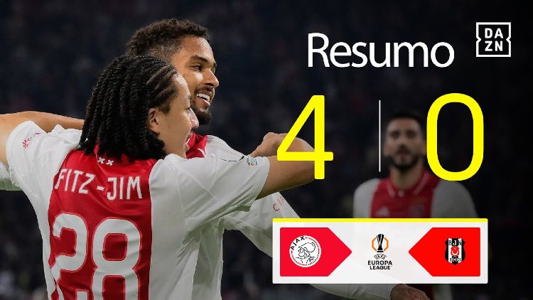 Liga Europa: Ajax 4 - 0 Besiktas (2024-2025)
