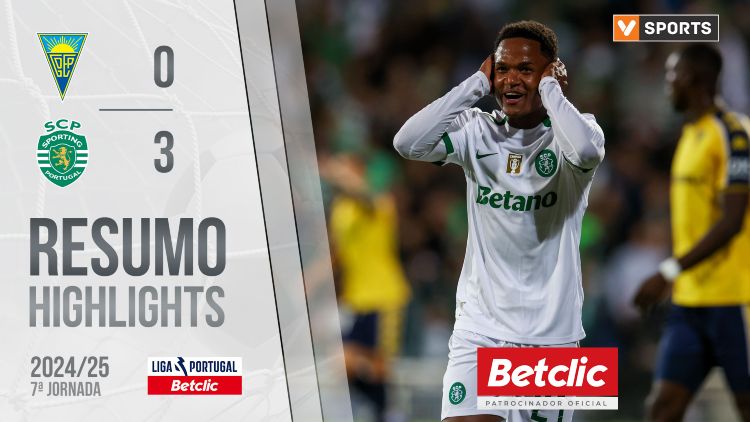 Liga Portugal Betclic: Estoril 0 - 3 Sporting (2024-2025)