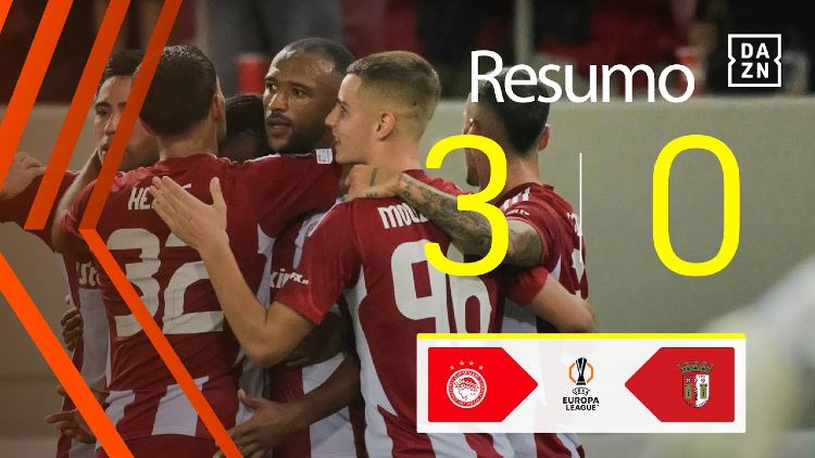 Liga Europa: Olympiakos 3 - 0 Sp. Braga (2024-2025)