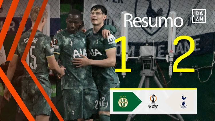 Liga Europa: Ferencvaros 1 - 2 Tottenham (2024-2025)