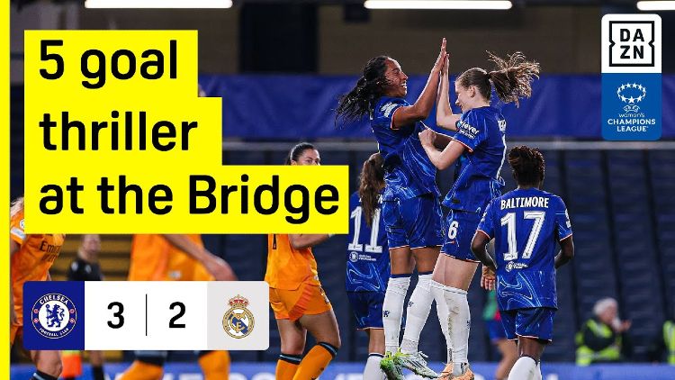 Liga Campeões Feminina: Chelsea 3 - 2 Real Madrid (2024-2025)