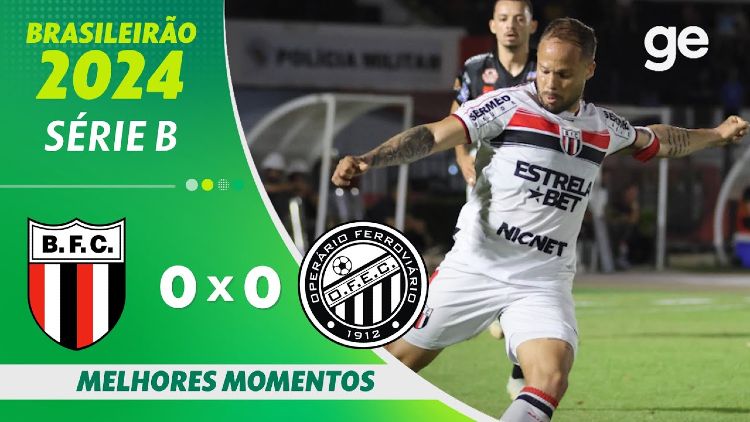 Série B: Botafogo-SP 0 - 0 Operário Ferroviário (2024)