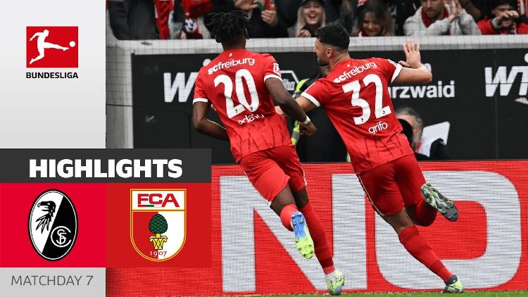 Bundesliga: SC Freiburg 3 - 1 FC Augsburg (2024-2025)