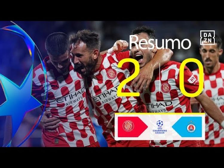 Liga Campeões: Girona 2 - 0 Slovan Bratislava (2024-2025)