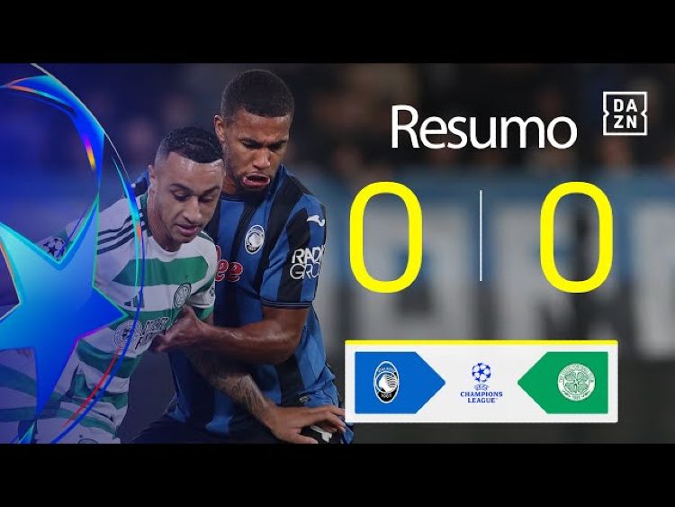 Liga Campeões: Atalanta 0 - 0 Celtic (2024-2025)