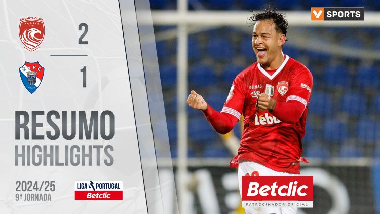 Liga Portugal Betclic: Santa Clara 2 - 1 Gil Vicente (2024-2025)