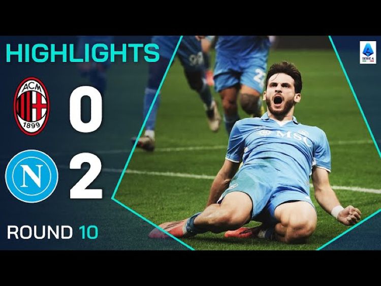 Serie A: Milan 0 - 2 Napoli (2024-2025)