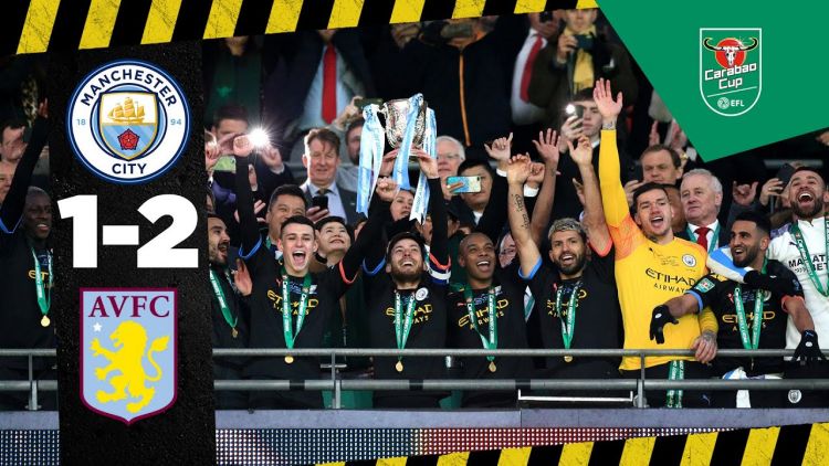 League Cup: Aston Villa 1 - 2 Man City (2019-2020)