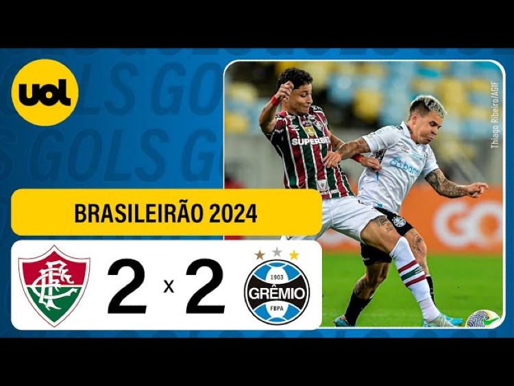 Brasileirão: Fluminense 2 - 2 Grêmio (2024)