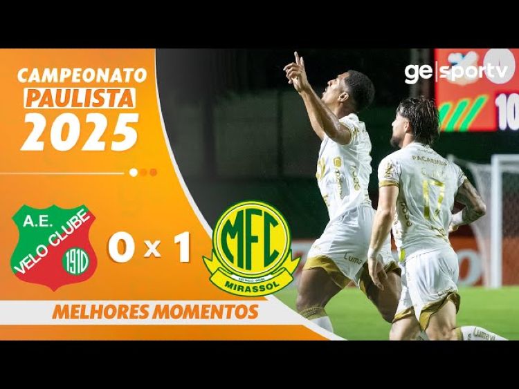 Campeonato Paulista: Velo Clube 0 - 1 Mirassol (2025)