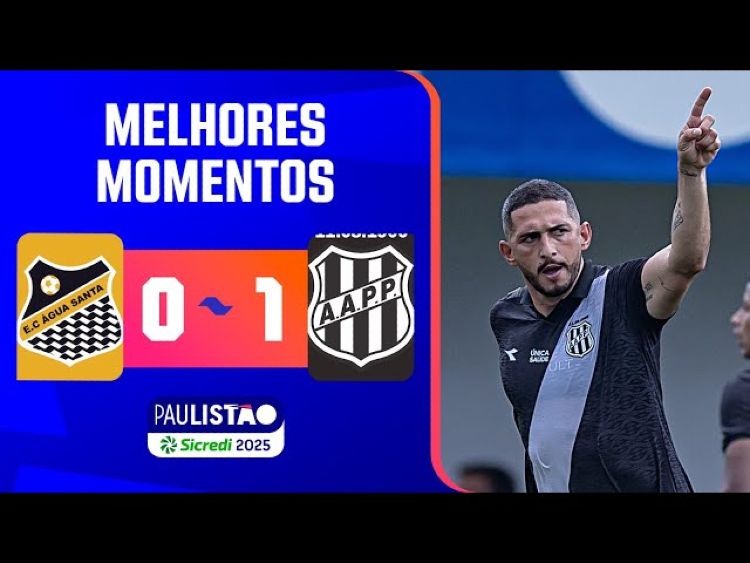 Campeonato Paulista: Água Santa 0 - 1 Ponte Preta (2025)